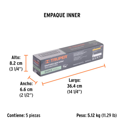 Bolsa con 1 kg de electrodos 6013 de 3/32" · vista 5