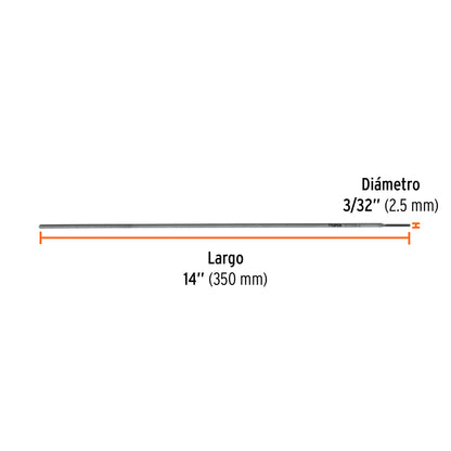 Bolsa con 1 kg de electrodos 7018 de 3/32" · vista 2