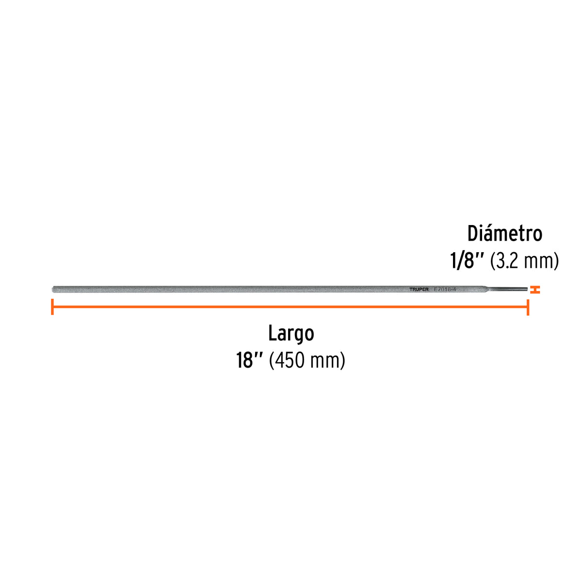 Bolsa con 1 kg de electrodos 7018 de 1/8" · vista 2