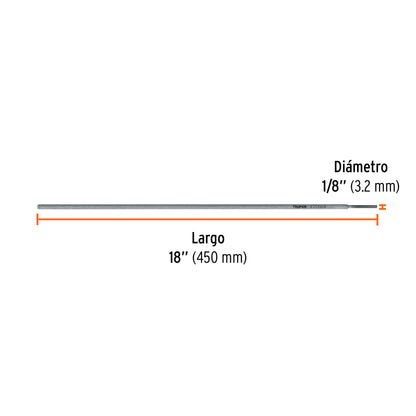 Bolsa con 1 kg de electrodos 7018 de 1/8" · vista 2