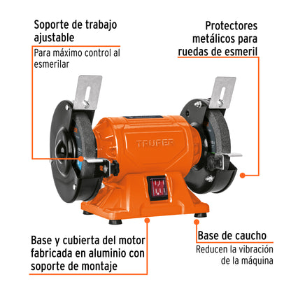 Esmeril de banco de 5 pulg - SKU 12784