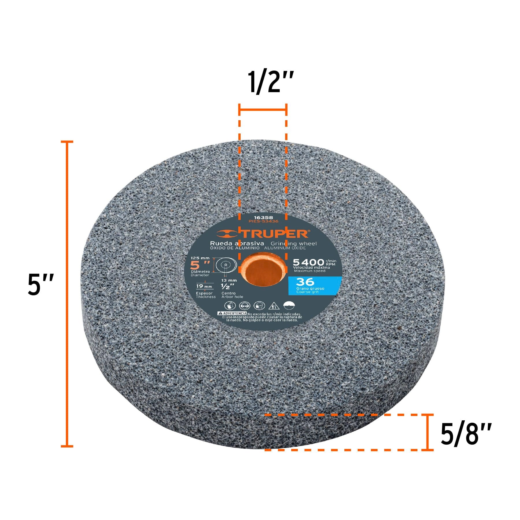 Esmeril de banco de 5 pulg - SKU 12784