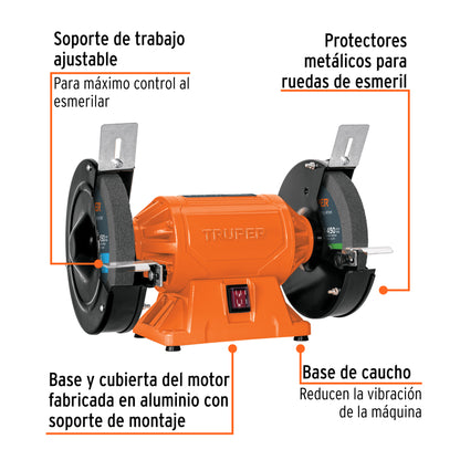 Esmeril de banco de 8 pulg - SKU 12786