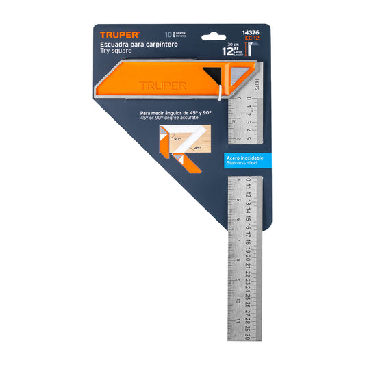 Escuadra de aluminio para carpintero 12