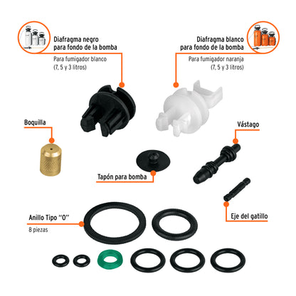 Empaques de repuesto para FUT-3, 5 y 7