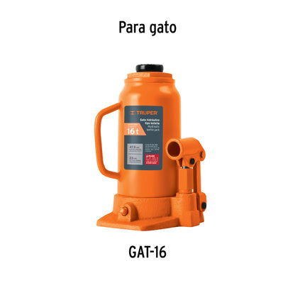 Empaques para gato de botella 16 toneladas