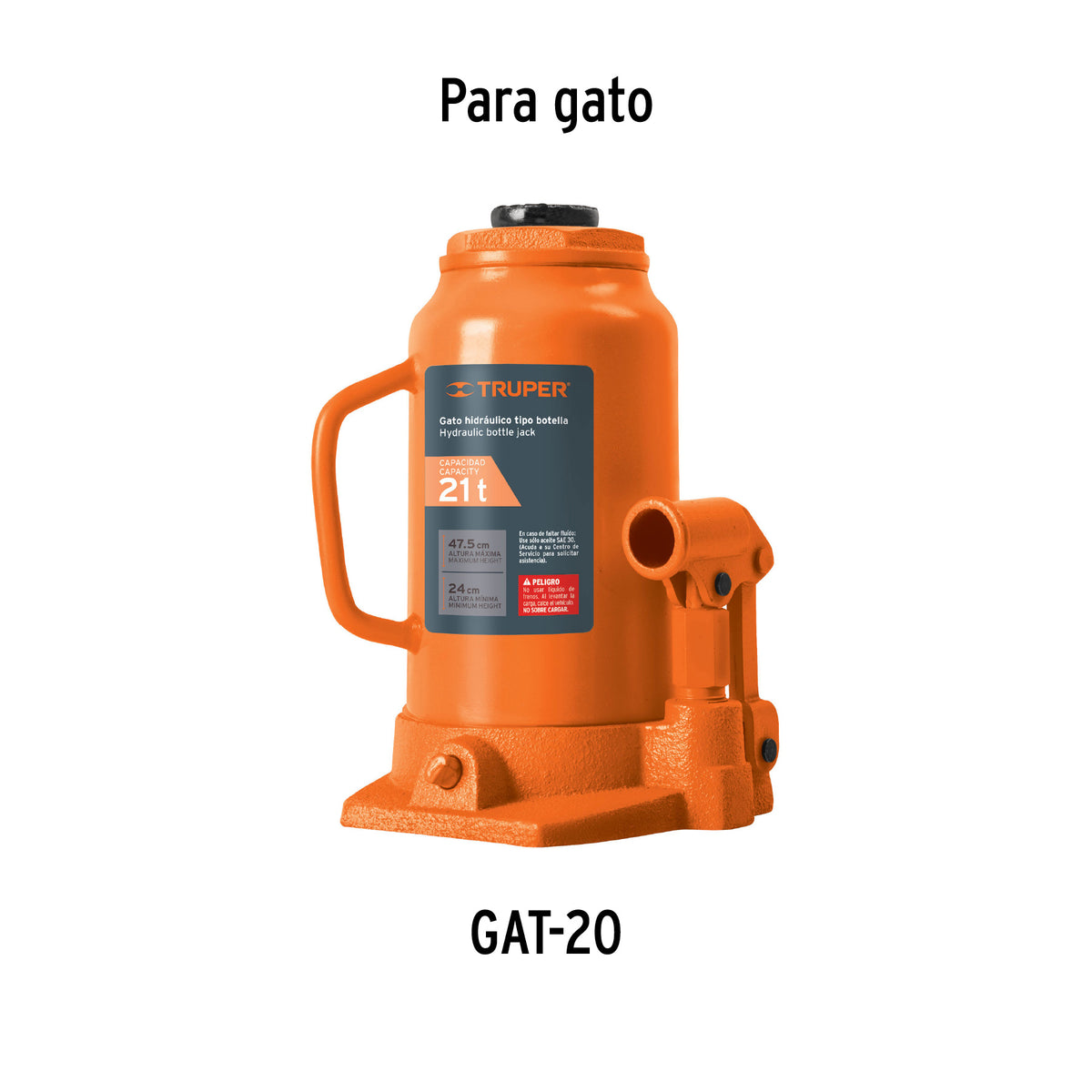 Empaques para gato de botella 20 toneladas
