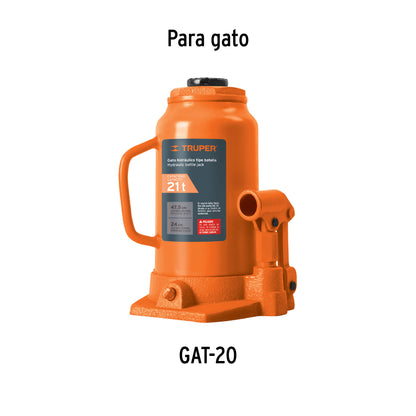 Empaques para gato de botella 20 toneladas