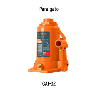 Empaques para gato de botella 32 toneladas