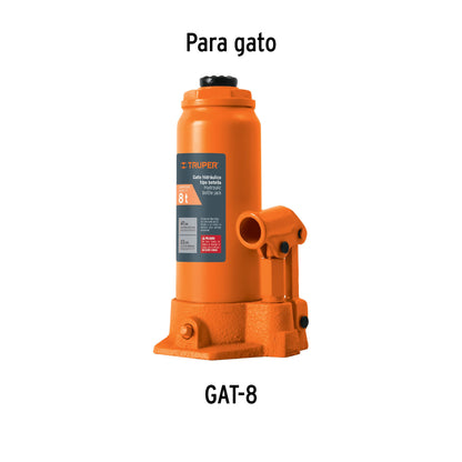 Empaques para gato de botella 8 toneladas