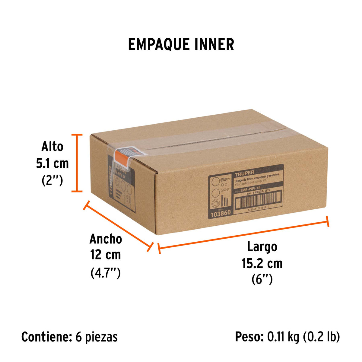 Juego de Resortes y Empaques para PIPI-440/441/442 · vista 2