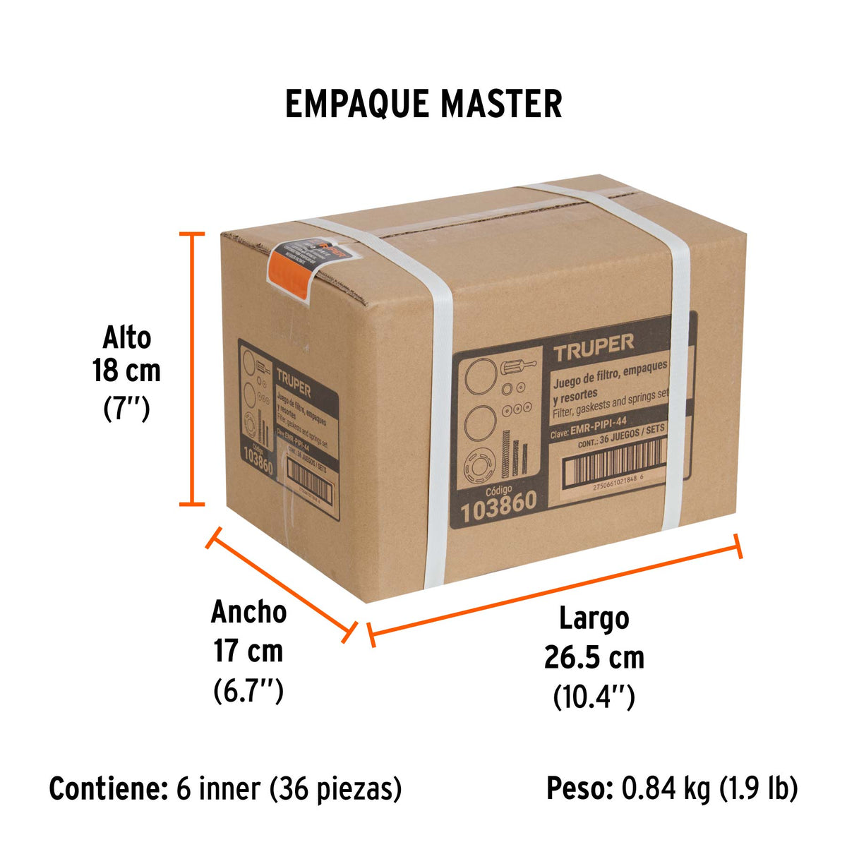 Juego de Resortes y Empaques para PIPI-440/441/442 · vista 3