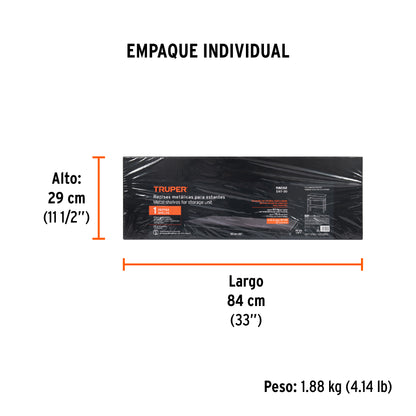Repisa metálica de 30x85 para ESTM-530 y ESTM-830 · vista 3
