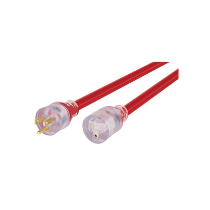 Extensión reforzada aterrizada 10 m 3x12 AWG