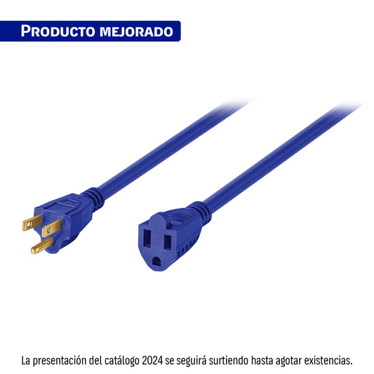 Extensión de uso rudo aterrizada 30 m calibre 16