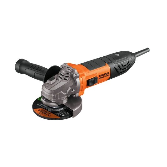 Esmeriladora angular de 4-1/2" y 1,100 W con encendido gradual