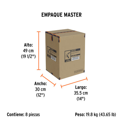 Esmeriladora angular de 950 W y  con interruptor de uso continuo
