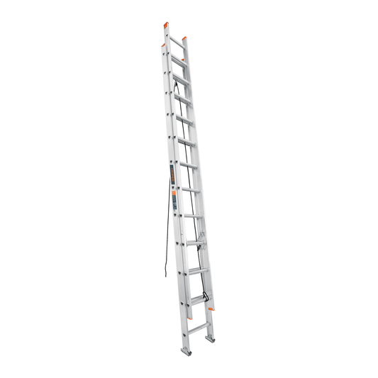 Escalera de extensión tipo II con 24 peldaños