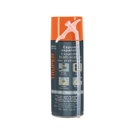 Espuma expansiva de poliuretano 300 ml