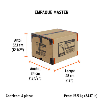 Esmeriladora angular de 1300 W y con interruptor de uso continuo