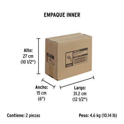 Esmeriladora angular de 700 W y con interruptor de uso continuo