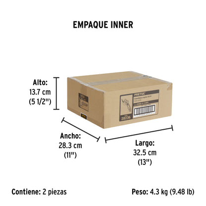 Esmeriladora angular de 700 W y con interruptor de uso continuo