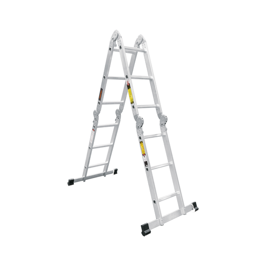 Escalera multiposición tipo I con 12 peldaños