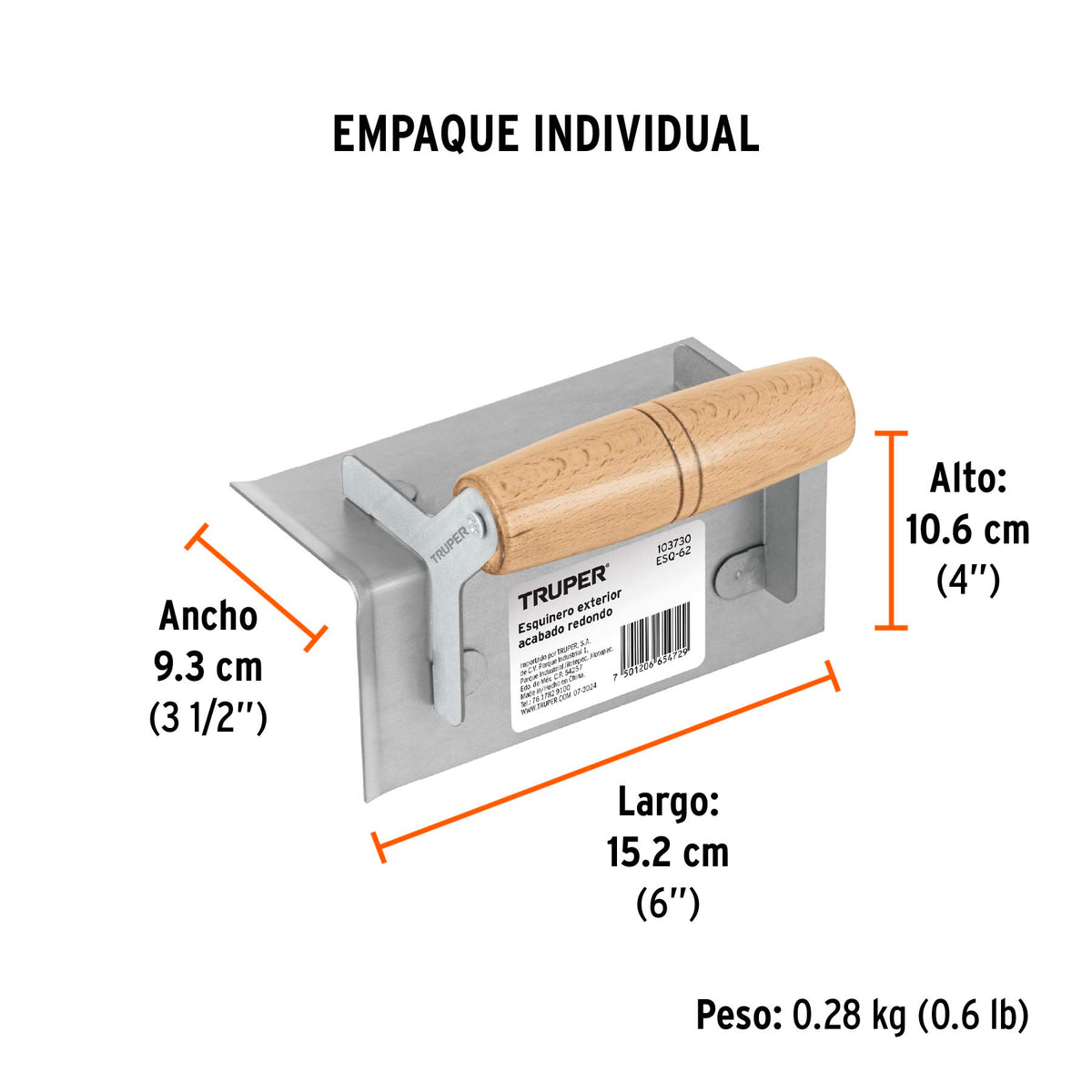 Esquinero exterior, para acabado redondeado · vista 2