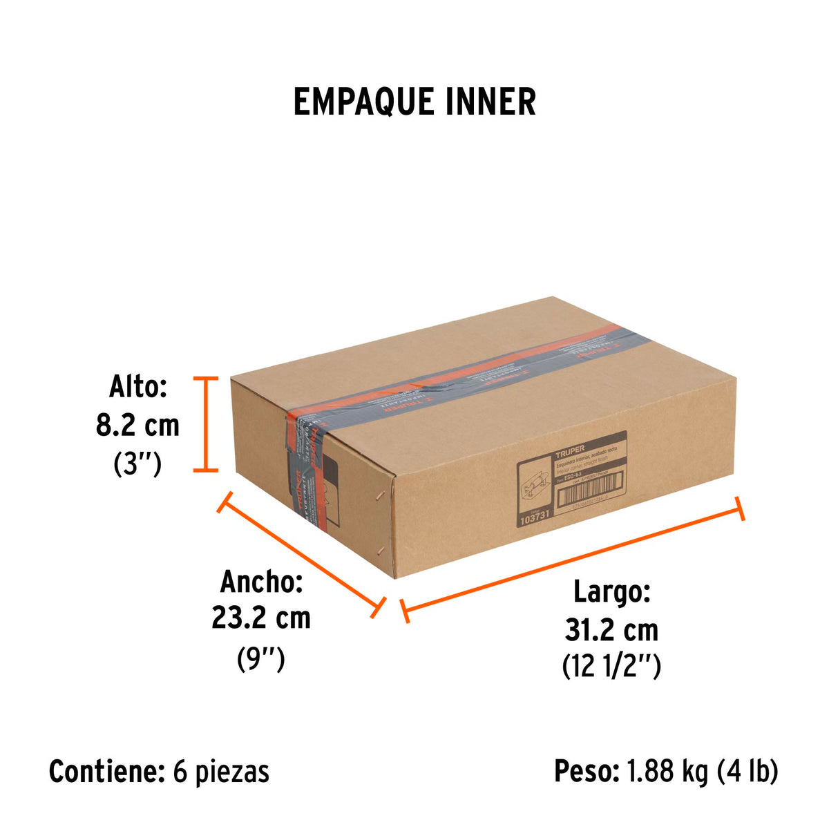 Esquinero interior, para acabado recto · vista 3