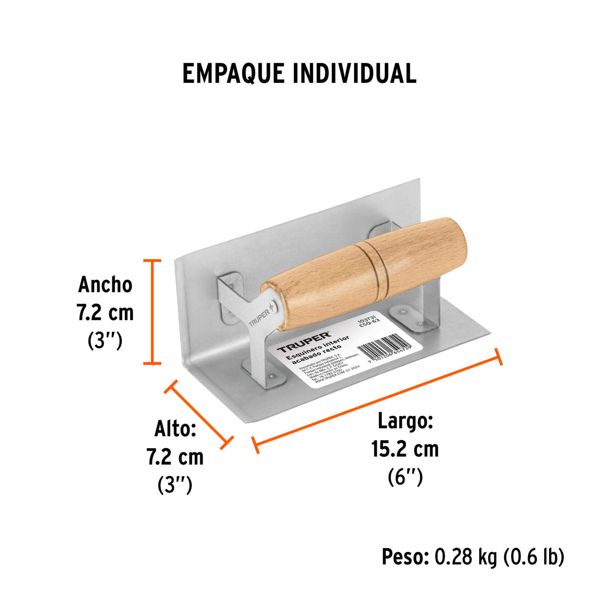 Esquinero interior, para acabado recto · vista 2