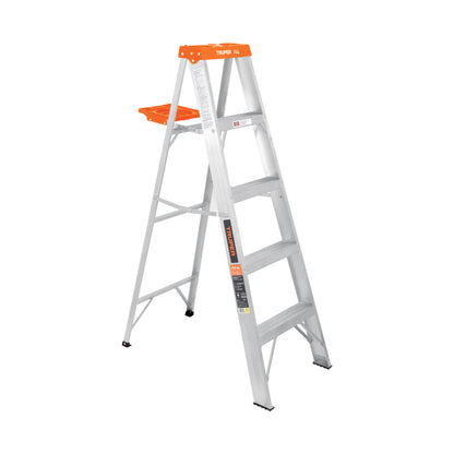 Escalera de tijera tipo II con bandeja 4 peldaños