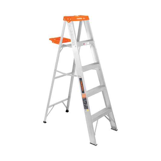 Escalera de tijera tipo II con bandeja 4 peldaños