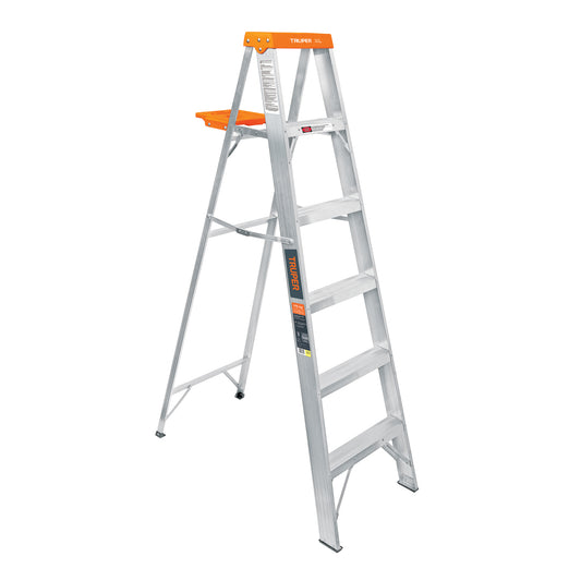 Escalera de tijera tipo II con bandeja 5 peldaños