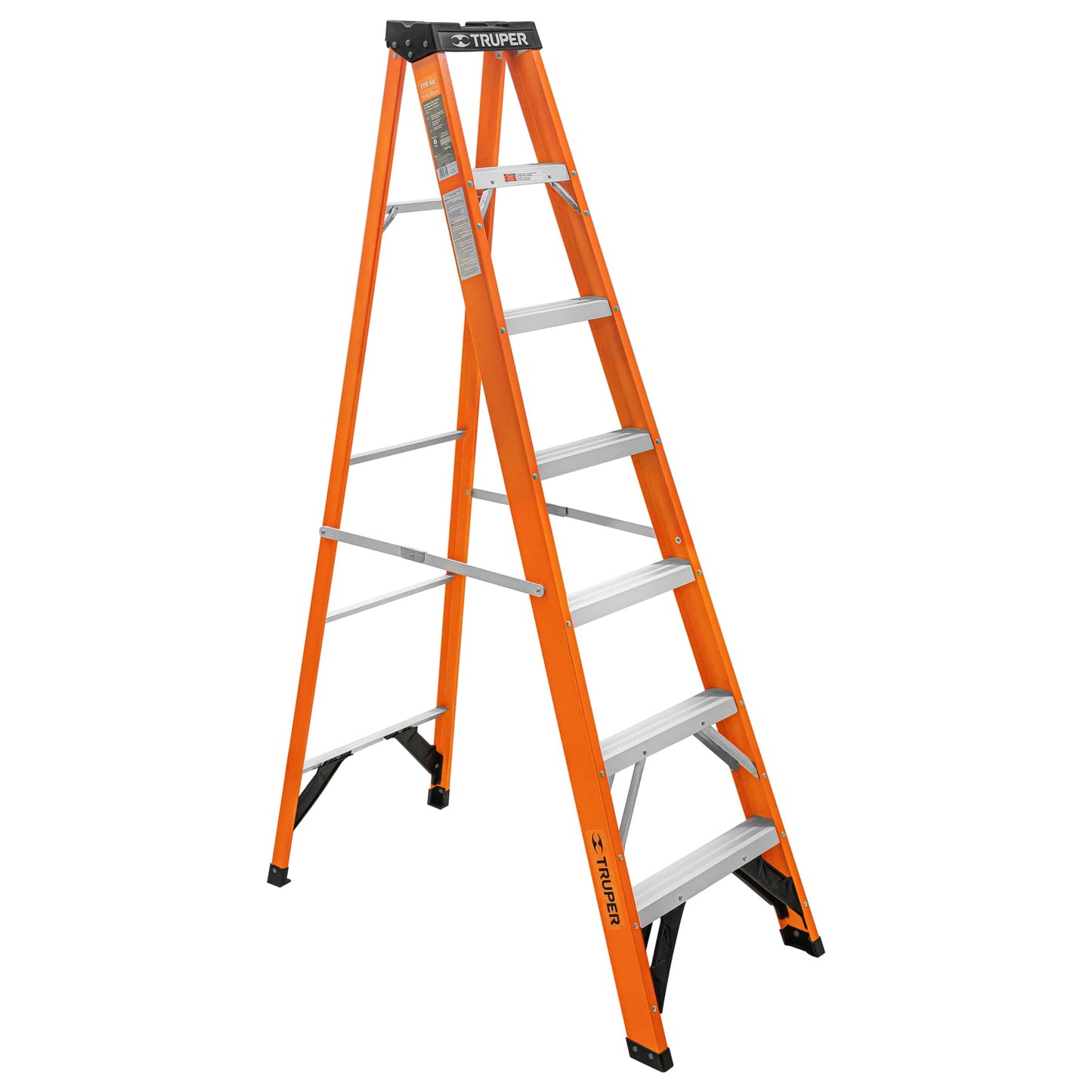 Escalera de tijera fibra de vidrio tipo II 6