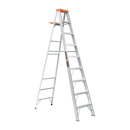 Escalera de tijera tipo II con bandeja 8 peldaños