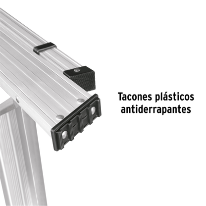 Escalera de tijera tipo II con bandeja 9 peldaños