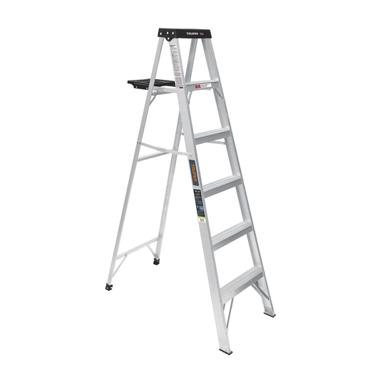 Escalera de tijera tipo III con bandeja 5 peldaños