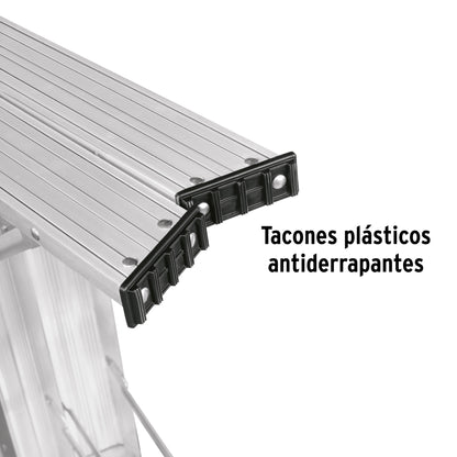 Escalera de tijera tipo III con bandeja 6 peldaños
