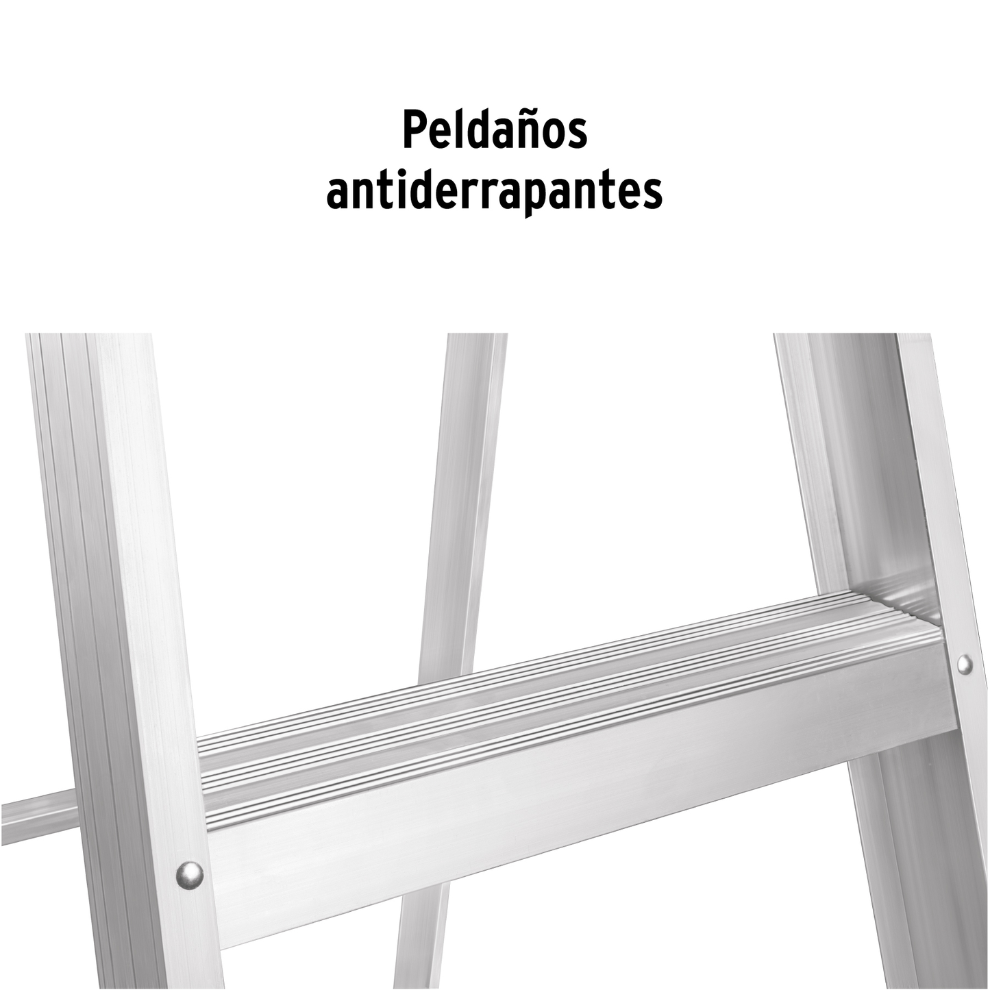 Escalera de tijera tipo III con bandeja 6 peldaños