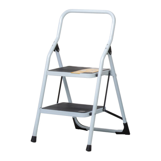 Escalera tubular plegable de 2 peldaños Tipo III fabricada en acero