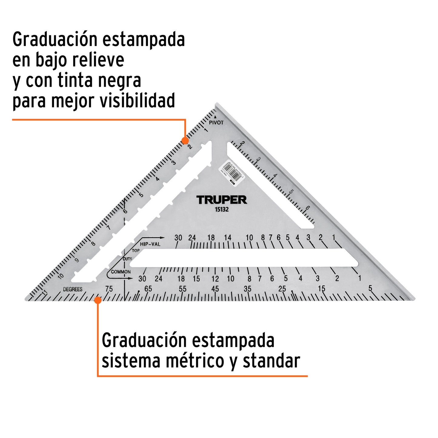 Escuadra de aluminio para muros de yeso 12