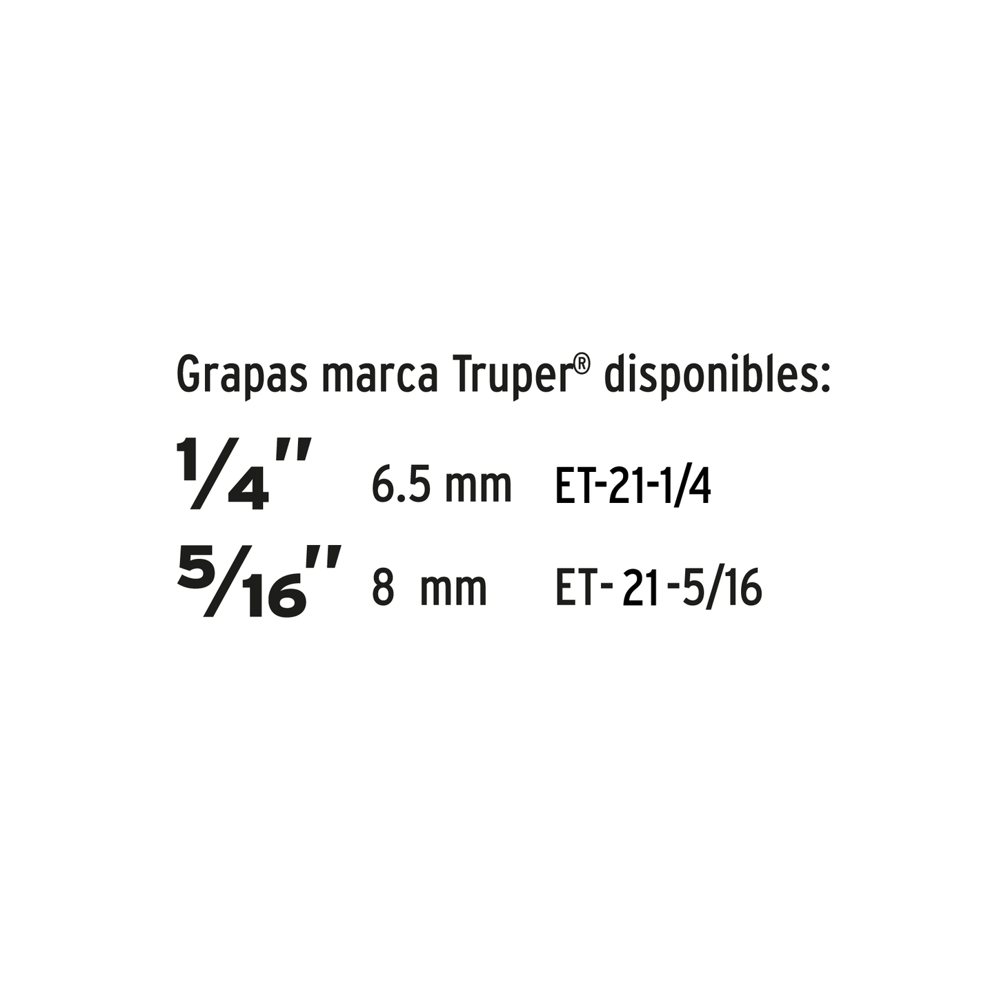 Engrapadora tipo pistola para grapas de 1/4 y 5/16 con seguro de gatillo