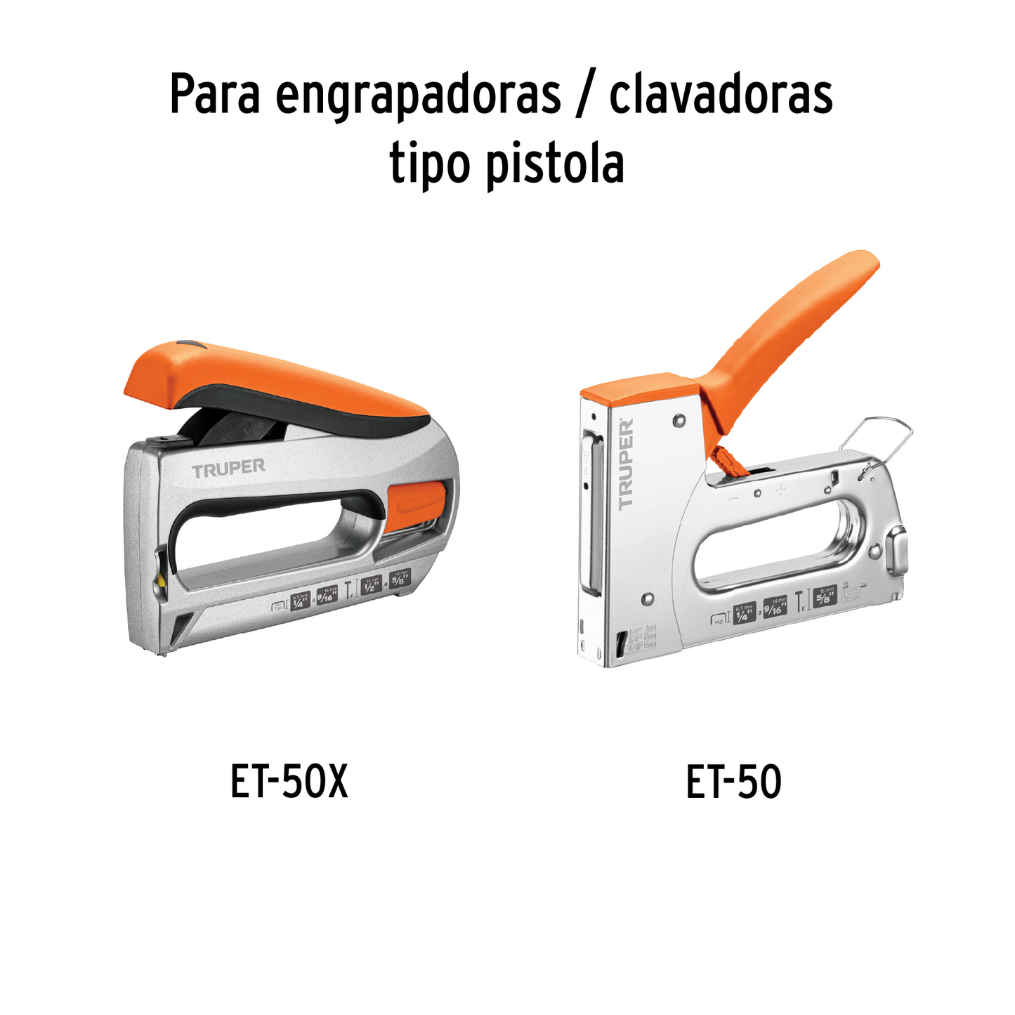 Grapas de 1/2 pulgadas con corona de 10.6 mm para engrapadoras tipo pistola