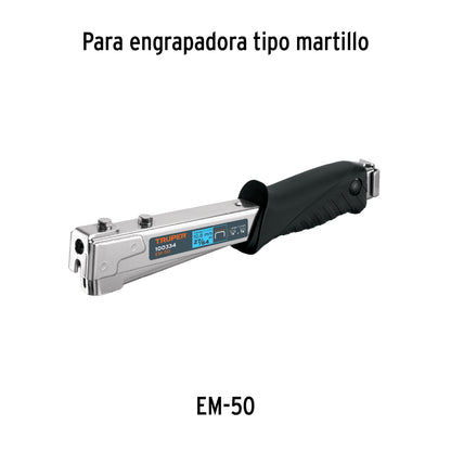 Grapas de 1/4 pulgadas con corona de 10.6 mm para engrapadoras tipo pistola y martillo