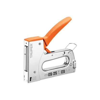 Engrapadora clavadora tipo pistola con regulador de presión y cuerpo de acero cromado