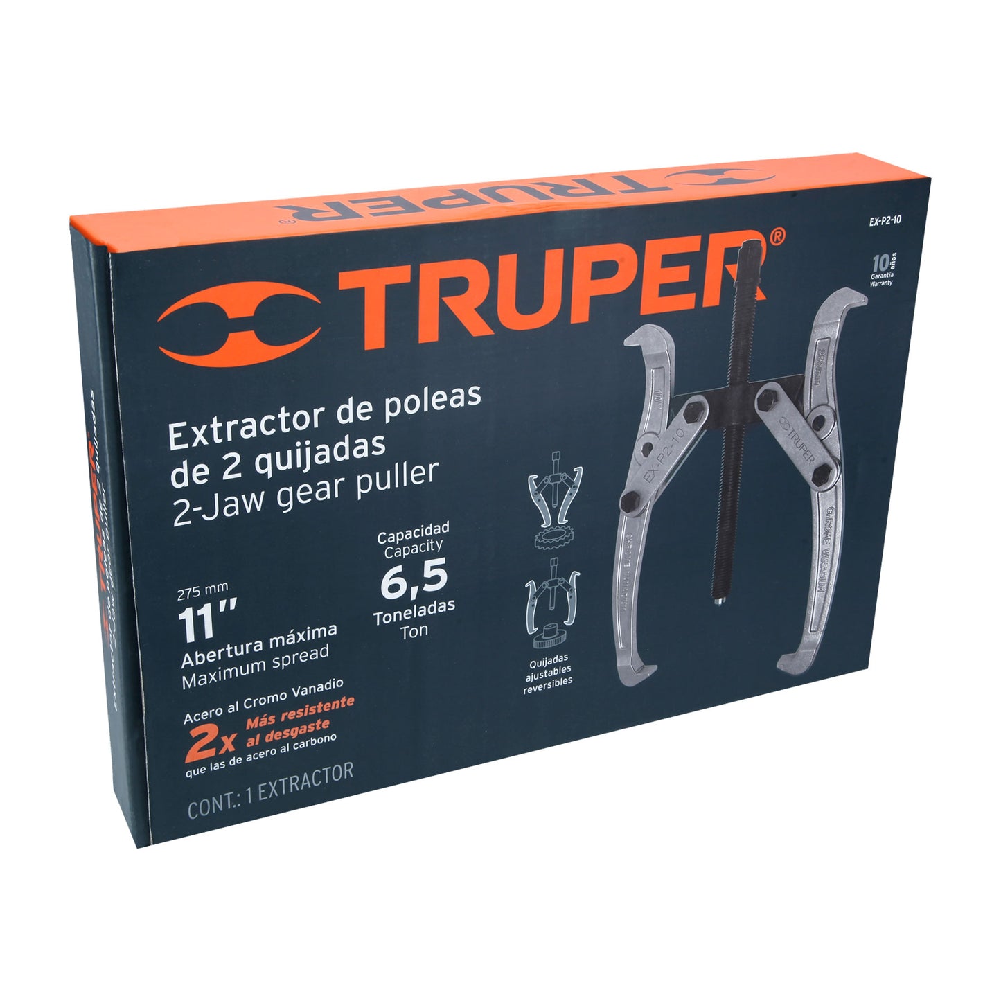 Extractor de poleas 2 quijadas 10 pulg