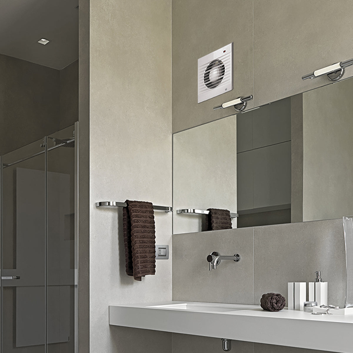 Extractor de aire de 4", blanco · vista 4