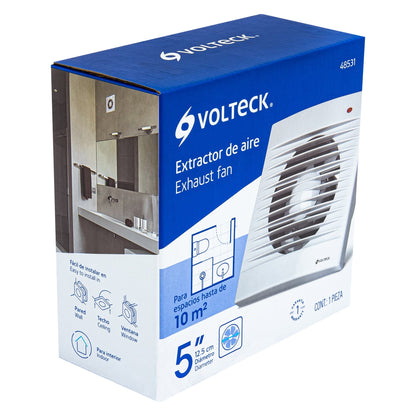 Extractor de aire de 5", blanco · vista 5