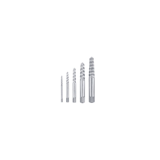 Juego 5 extractores espiral de tornillos