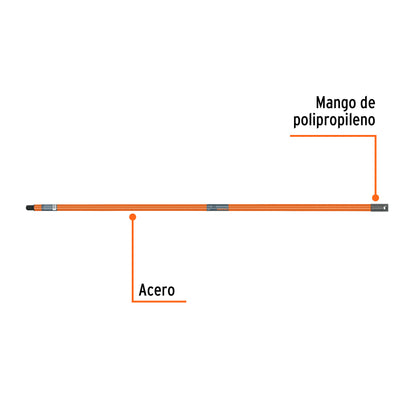 Extensión de acero para rodillo de 1.2 metros